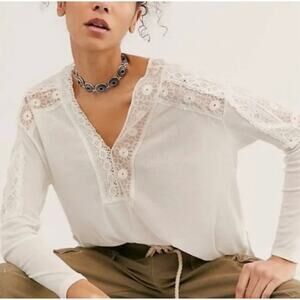 NWOT / Free People Lola Long Sleeve Top / Sold Out / SZ S / Call Out
